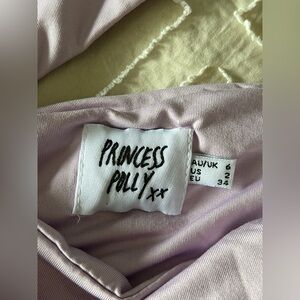 Princess Polly Lilac Cocktail Cutout Dress